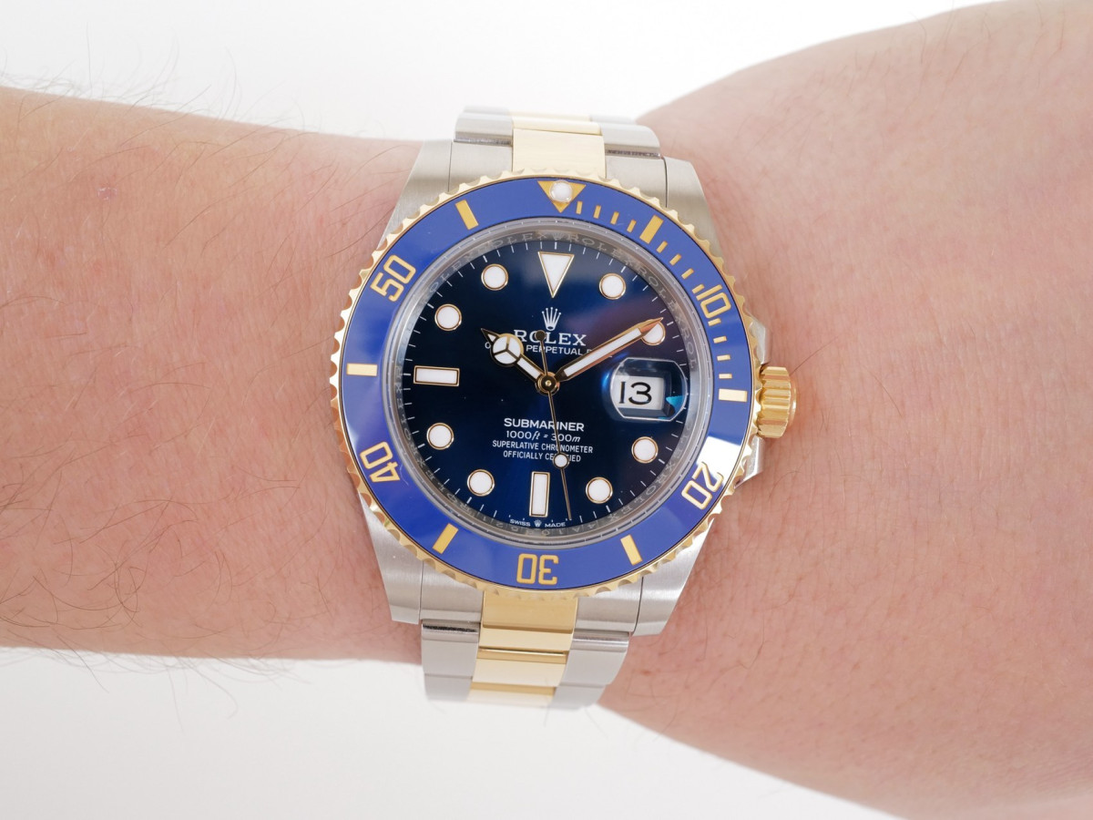 Швейцарський годинник Rolex Submariner Date 41 Bluesy