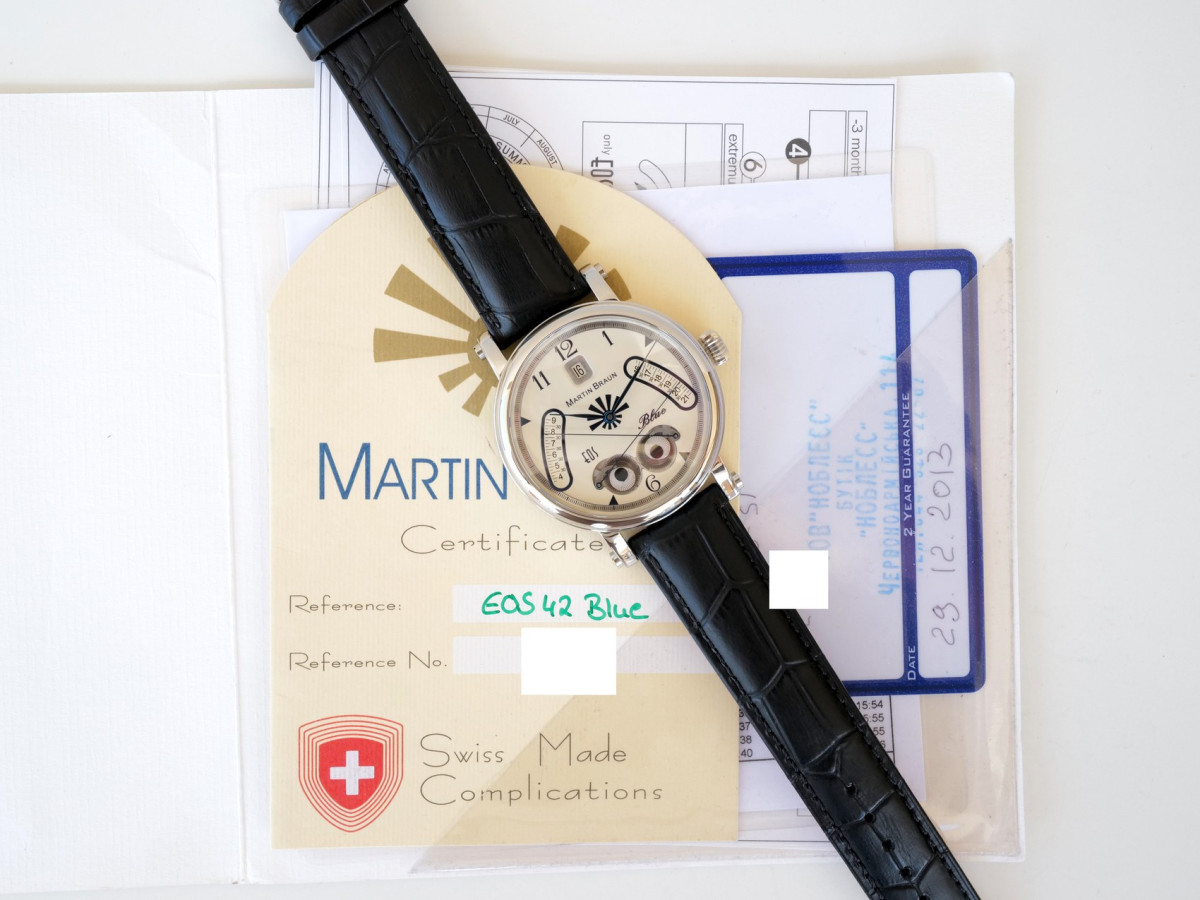 Swiss watch Martin Braun Complication Collection EOS Blue 42