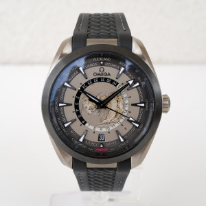 Swiss watch Omega Seamaster Aqua Terra 150M Co-Axial GMT Worldtimer Titanium 43