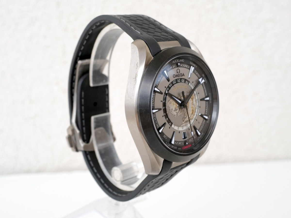 Swiss watch Omega Seamaster Aqua Terra 150M Co-Axial GMT Worldtimer Titanium 43