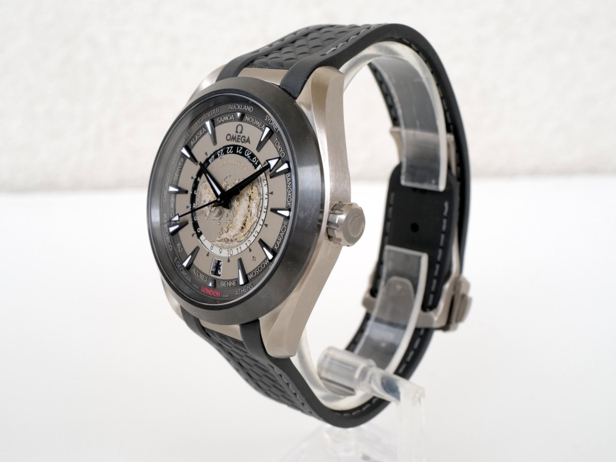 Swiss watch Omega Seamaster Aqua Terra 150M Co-Axial GMT Worldtimer Titanium 43