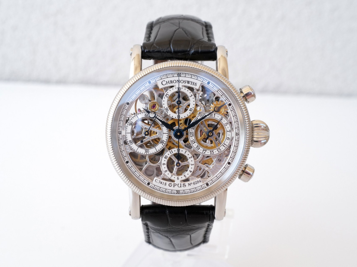 Швейцарський годинник Chronoswiss Opus Automatic Skeleton Chronograph 38