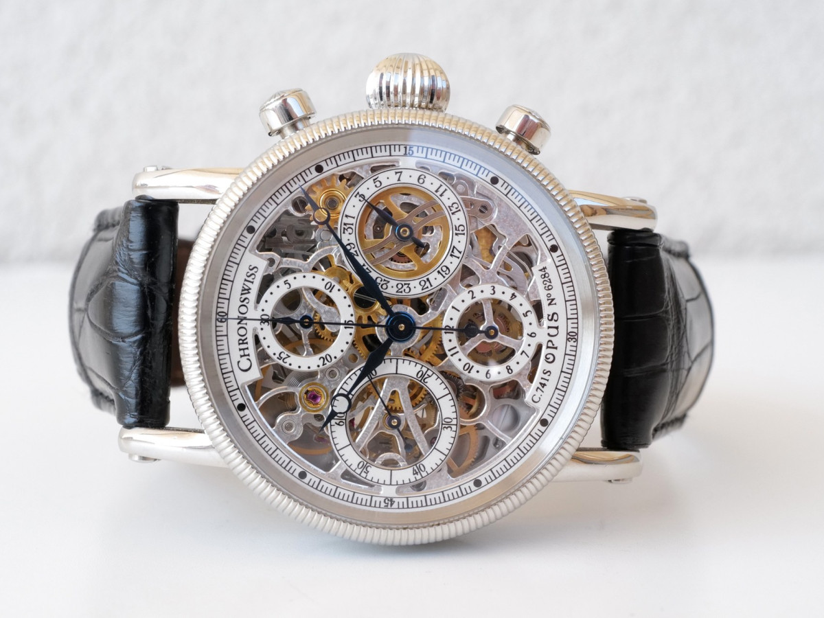 Швейцарський годинник Chronoswiss Opus Automatic Skeleton Chronograph 38