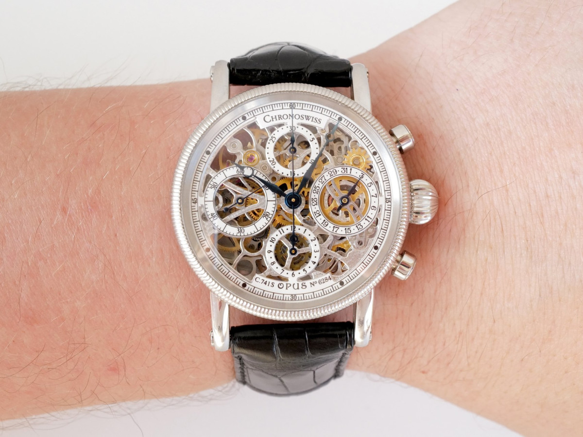 Швейцарський годинник Chronoswiss Opus Automatic Skeleton Chronograph 38