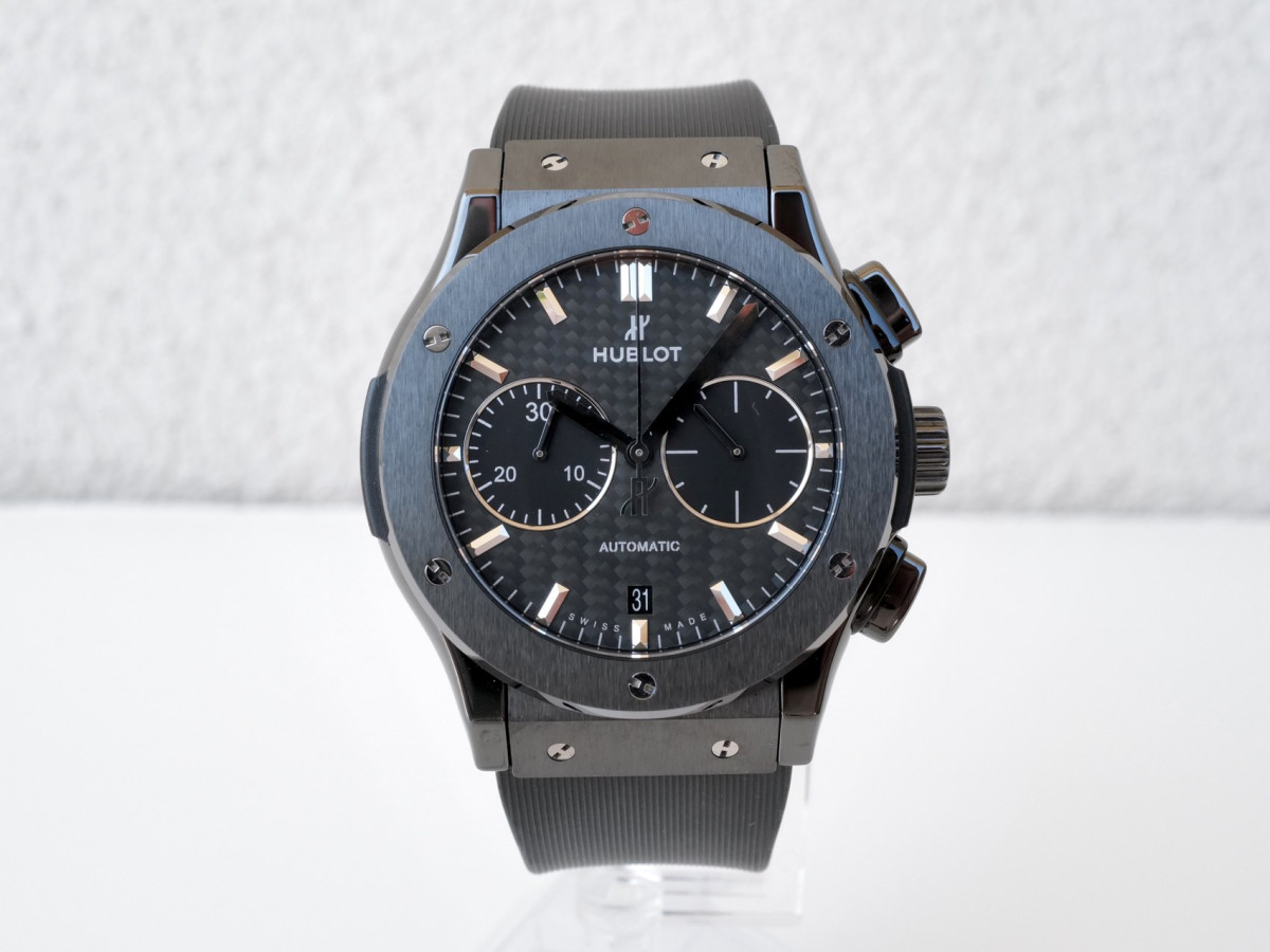 Швейцарський годинник Hublot Classic Fusion Ceramic Chronograph Carbon Dial 45