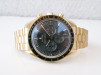Швейцарские часы Omega Speedmaster Moonwatch Professional Moonshine 18K Yellow Gold Green Dial Manual Wind 42
