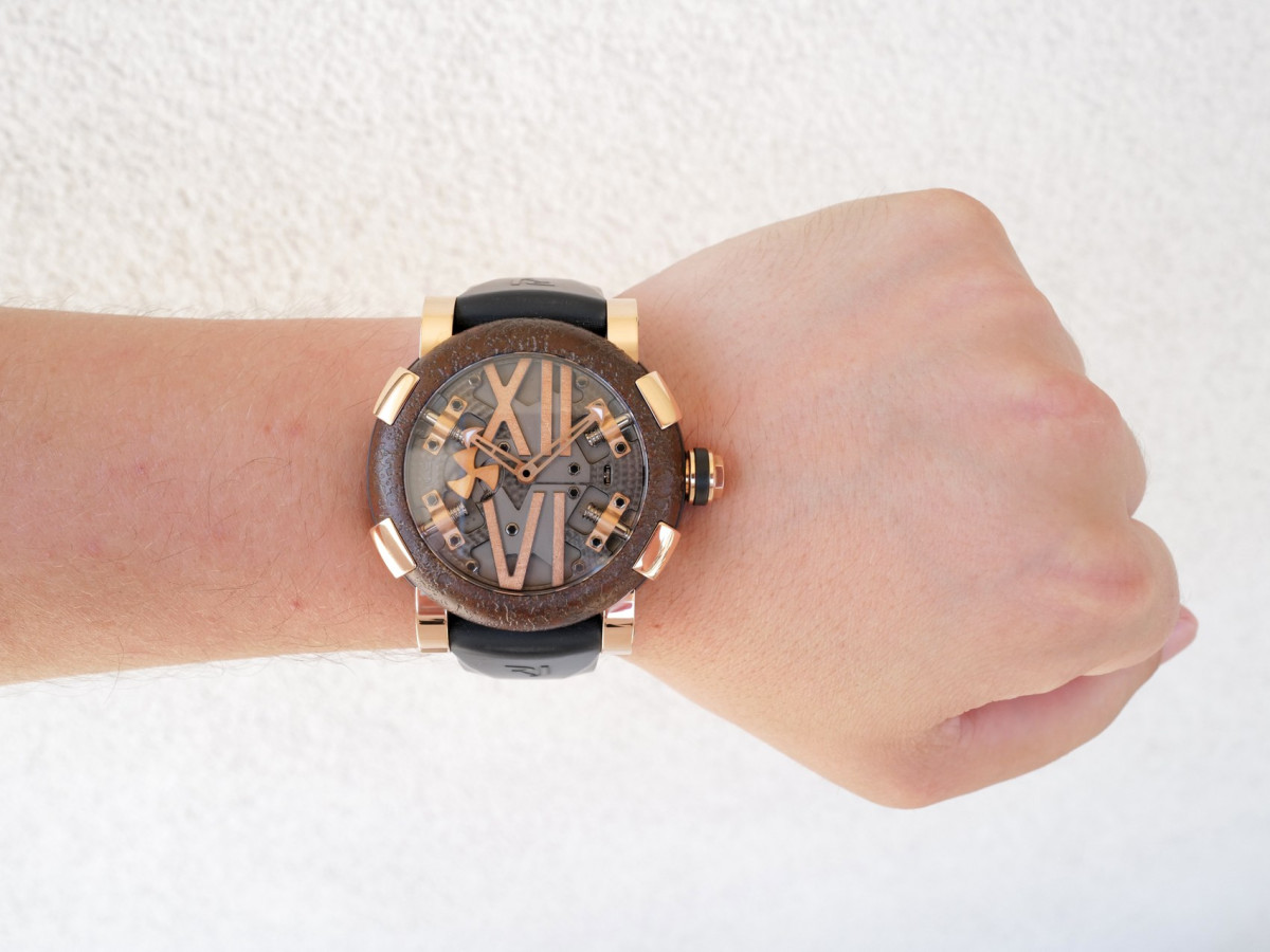 Швейцарские часы Romain Jerome Titanic-DNA Steampunk 18K Rose Gold 50
