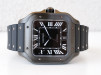 Швейцарський годинник Cartier Santos de Cartier Large Black ADLC 40