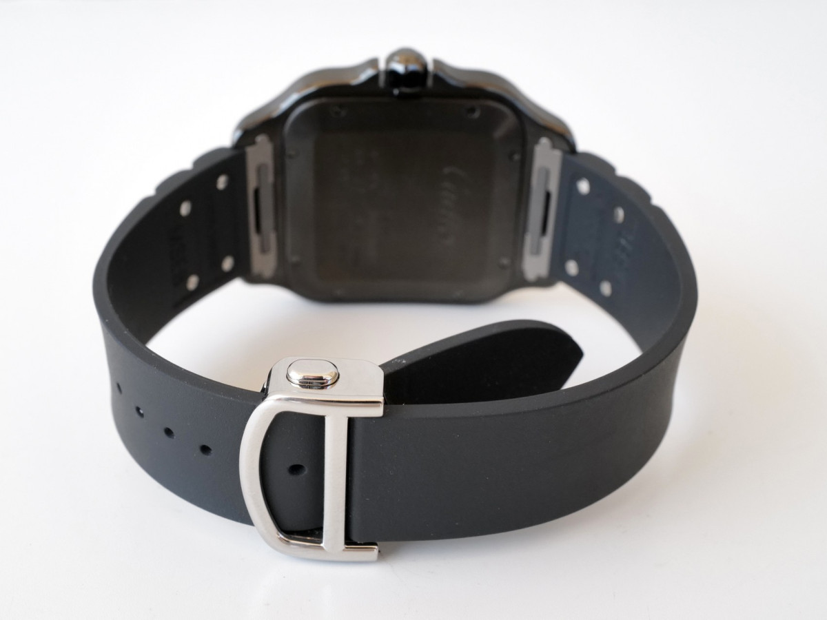 Швейцарський годинник Cartier Santos de Cartier Large Black ADLC 40