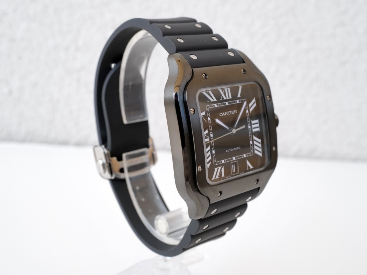 Швейцарський годинник Cartier Santos de Cartier Large Black ADLC 40