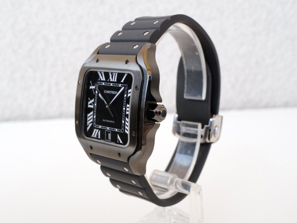 Швейцарський годинник Cartier Santos de Cartier Large Black ADLC 40