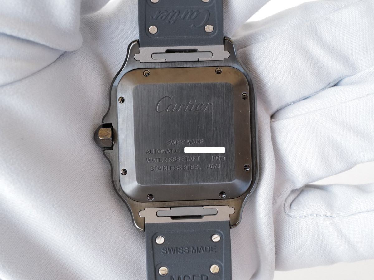 Швейцарський годинник Cartier Santos de Cartier Large Black ADLC 40