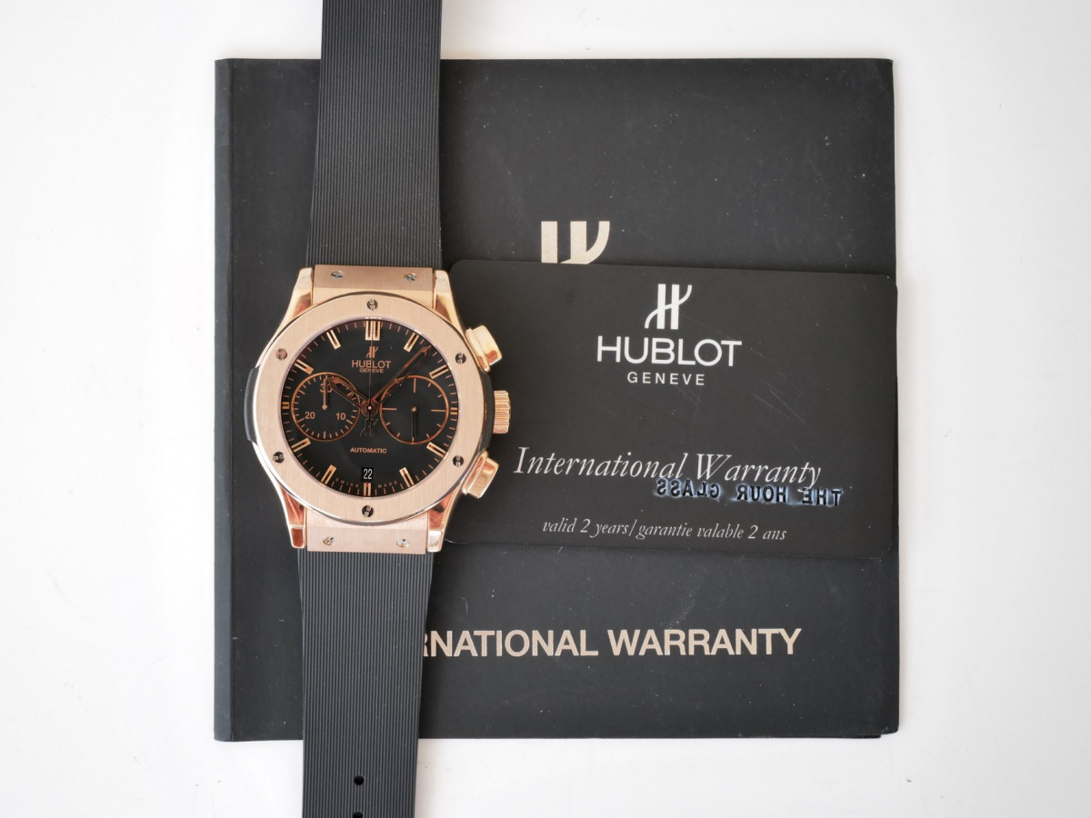 Швейцарские часы Hublot Classic Fusion Chronograph 18K Rose Gold 45