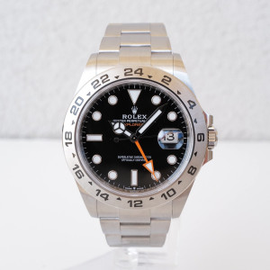 Швейцарський годинник Rolex Explorer II Oyster Black Dial GMT 42