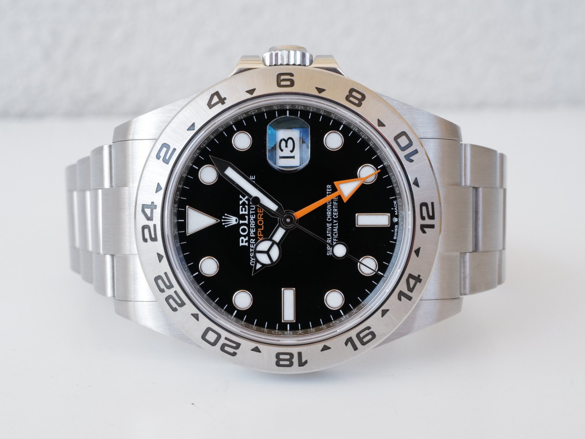 Швейцарський годинник Rolex Explorer II Oyster Black Dial GMT 42