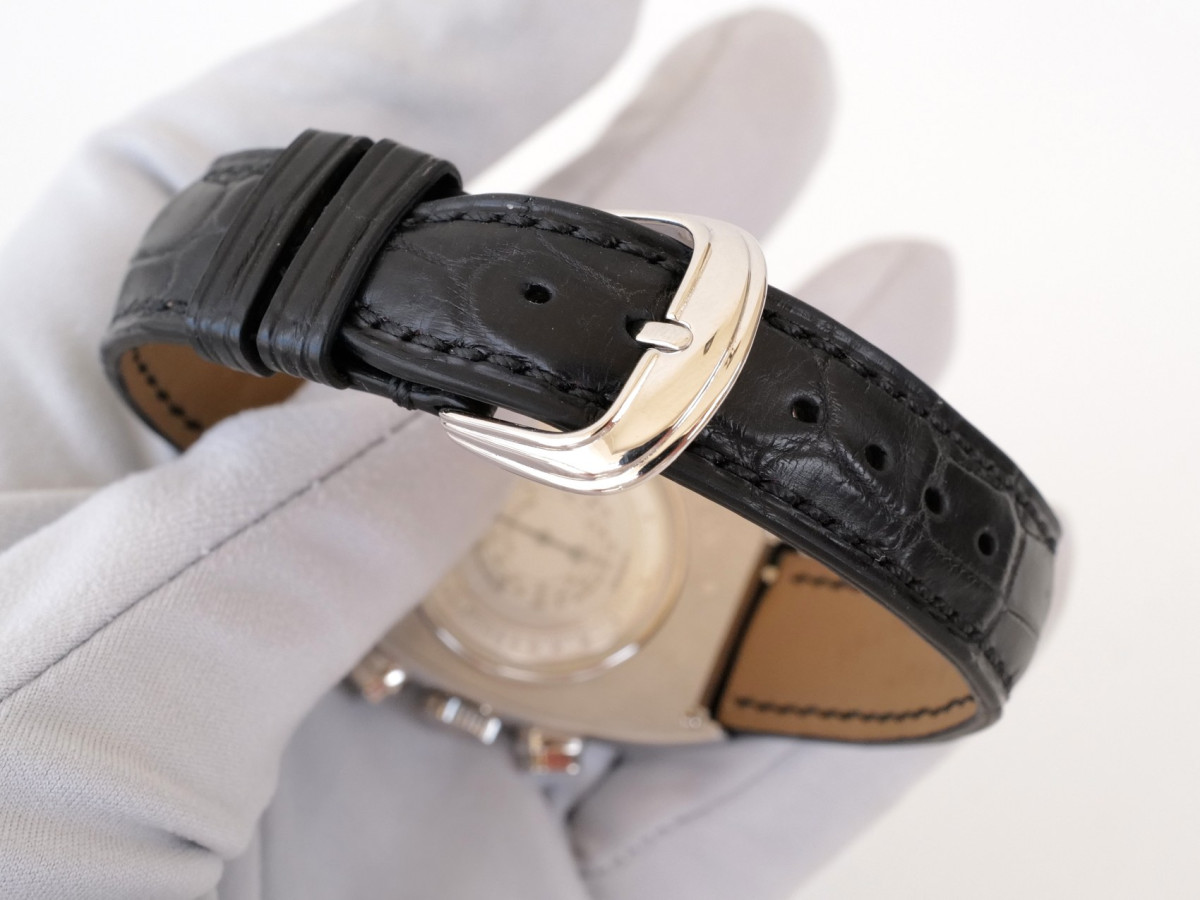 Швейцарские часы Franck Muller Curvex Double Face Chronographe Telemeter Tachymeter Pulsations Scale 950 Platinum