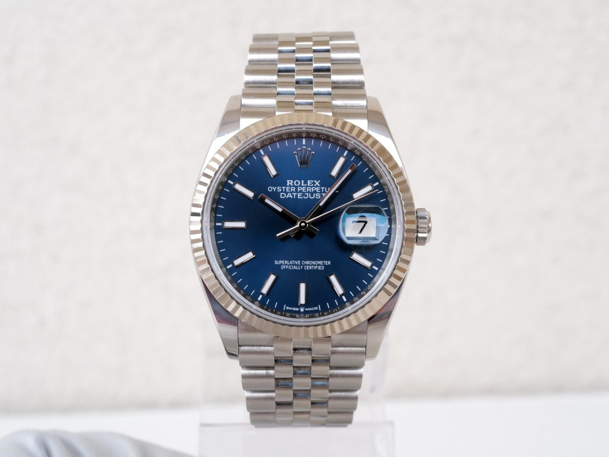 Швейцарський годинник Rolex Datejust 36 Blue Dial