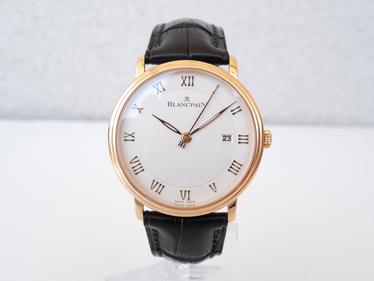 Швейцарские часы Blancpain Villeret Ultraplate Automatic 18K Rose Gold 40