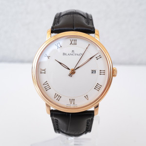 Швейцарские часы Blancpain Villeret Ultraplate Automatic 18K Rose Gold 40