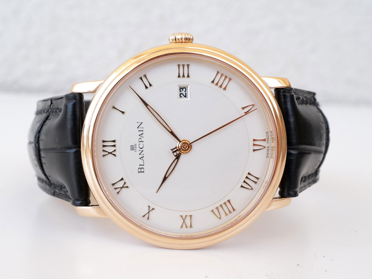 Швейцарские часы Blancpain Villeret Ultraplate Automatic 18K Rose Gold 40