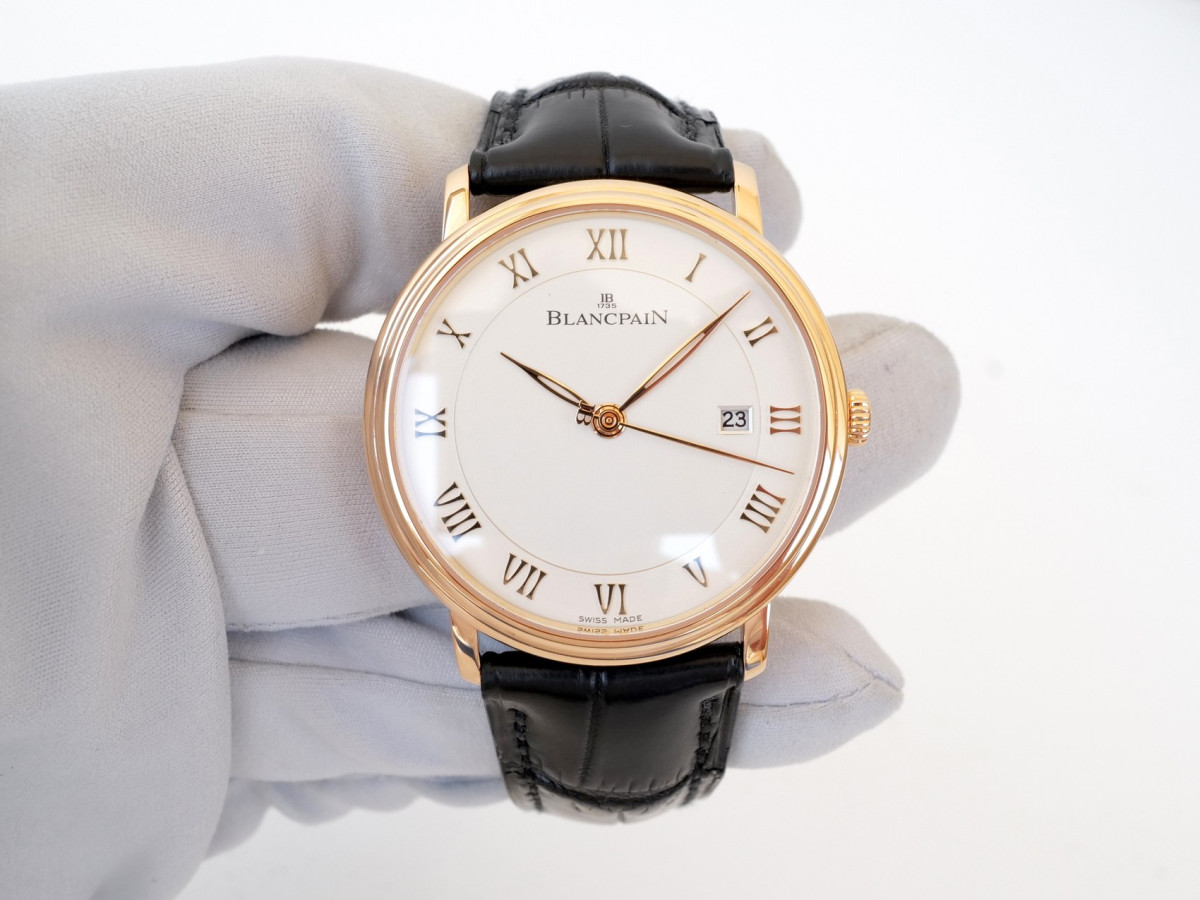 Швейцарские часы Blancpain Villeret Ultraplate Automatic 18K Rose Gold 40
