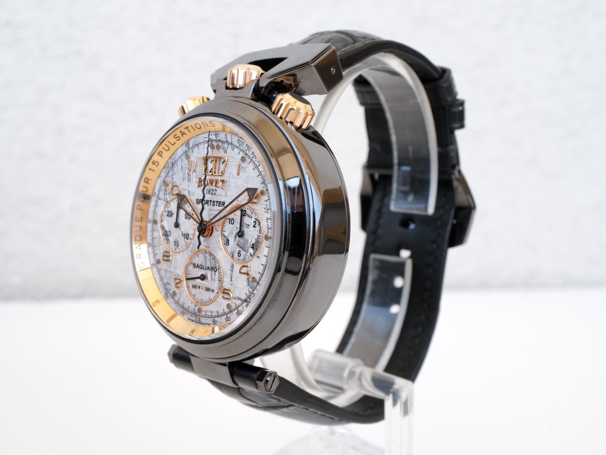 Швейцарские часы Bovet Sportster Saguaro Chronograph Meteorite Dial 46