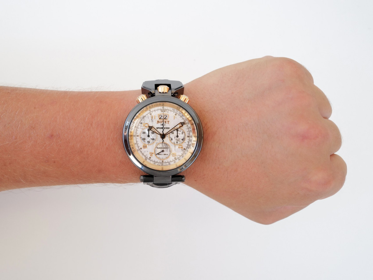 Швейцарские часы Bovet Sportster Saguaro Chronograph Meteorite Dial 46