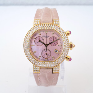 Swiss watch Chaumet Class One 18K Yellow Gold MOP Dial Diamonds Bezel