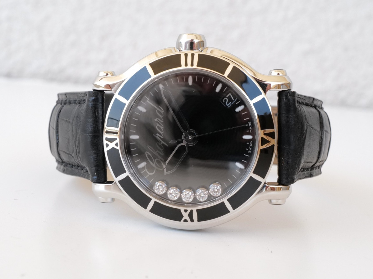 Swiss watch Chopard Happy Sport Diamond Black Dial Quartz Ladies 36