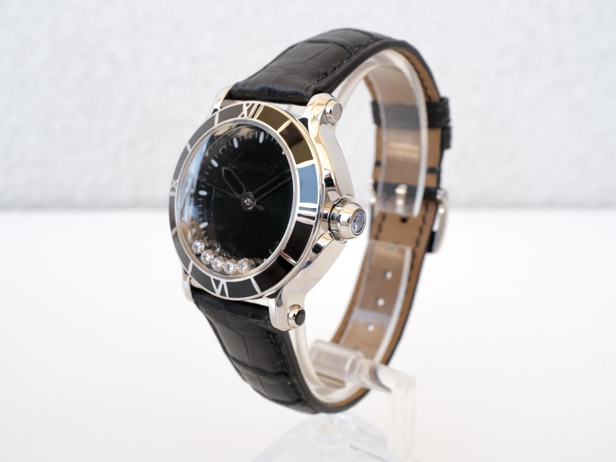 Swiss watch Chopard Happy Sport Diamond Black Dial Quartz Ladies 36