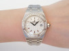 Швейцарские часы Audemars Piguet Royal Oak Lady Steel Bracelet Factory Diamond Silver Dial 33