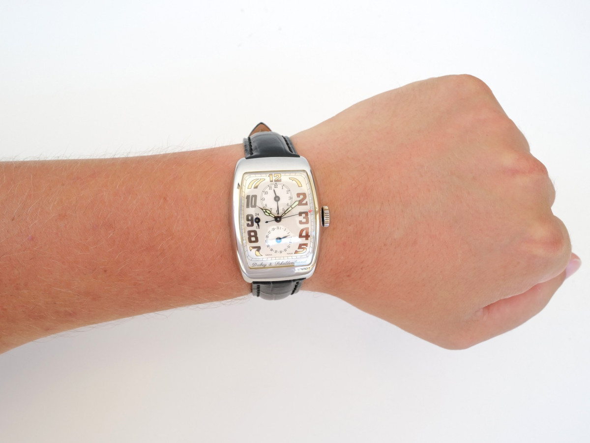 Swiss watch Dubey & Schaldenbrand Aerodyn Duo Date Silver Dial