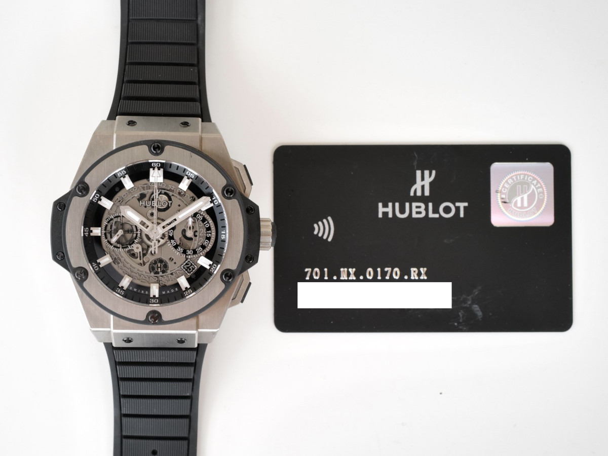 Швейцарський годинник Hublot King Power Unico 48 Skeleton Titanium Chronograph