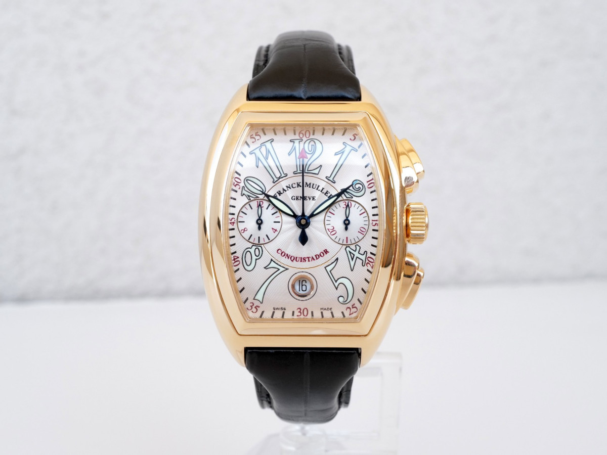 Швейцарские часы Franck Muller Conquistador 18K Rose Gold Chronograph