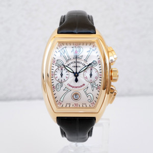 Швейцарские часы Franck Muller Conquistador 18K Rose Gold Chronograph