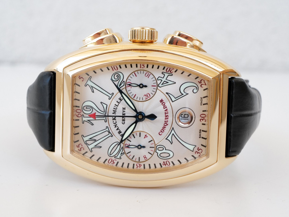 Швейцарские часы Franck Muller Conquistador 18K Rose Gold Chronograph