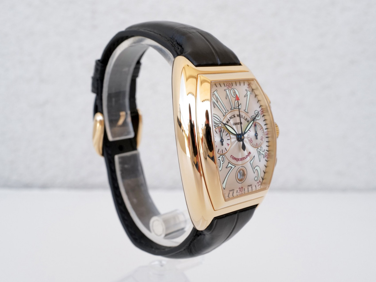Швейцарские часы Franck Muller Conquistador 18K Rose Gold Chronograph