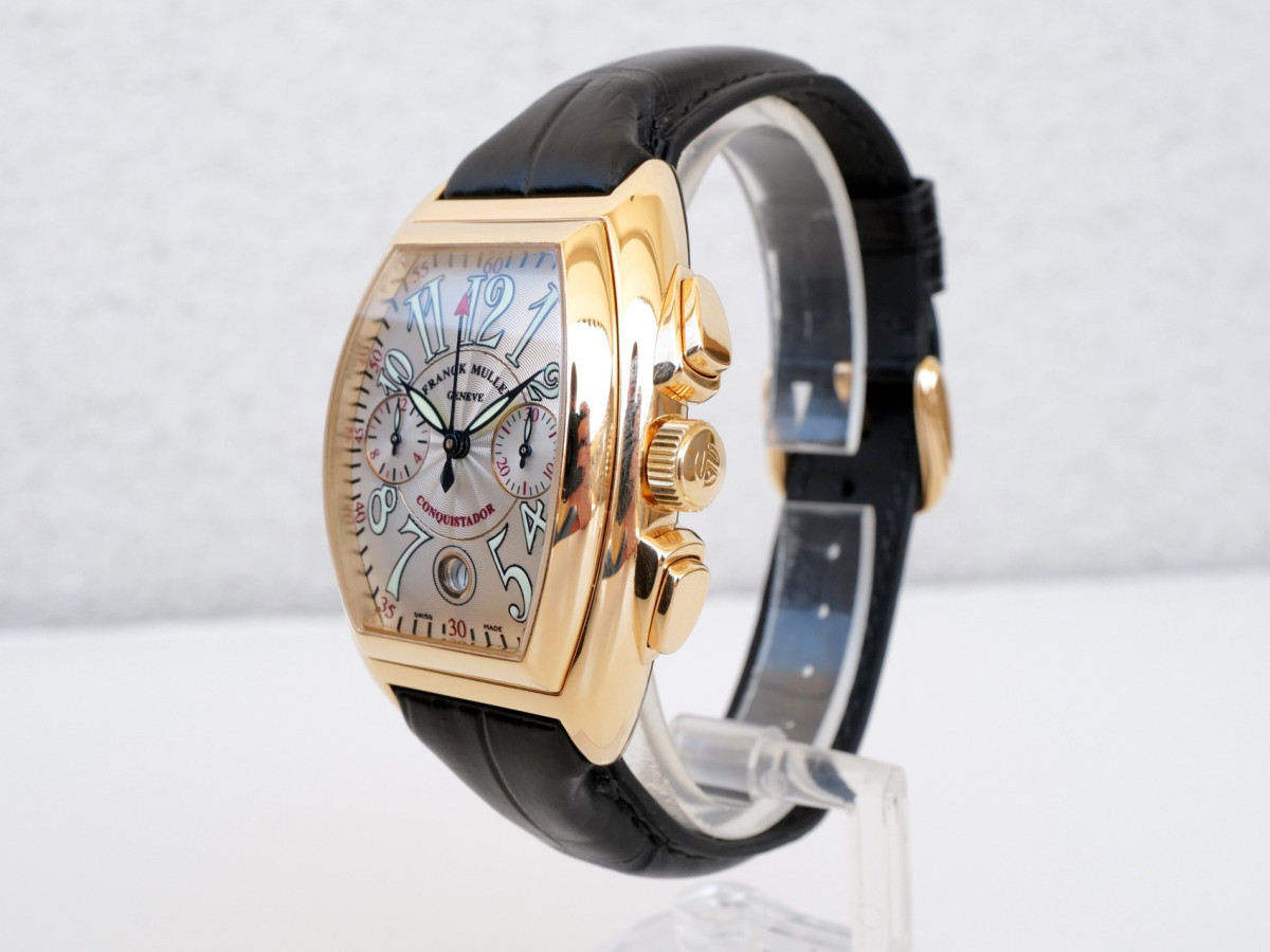 Швейцарские часы Franck Muller Conquistador 18K Rose Gold Chronograph
