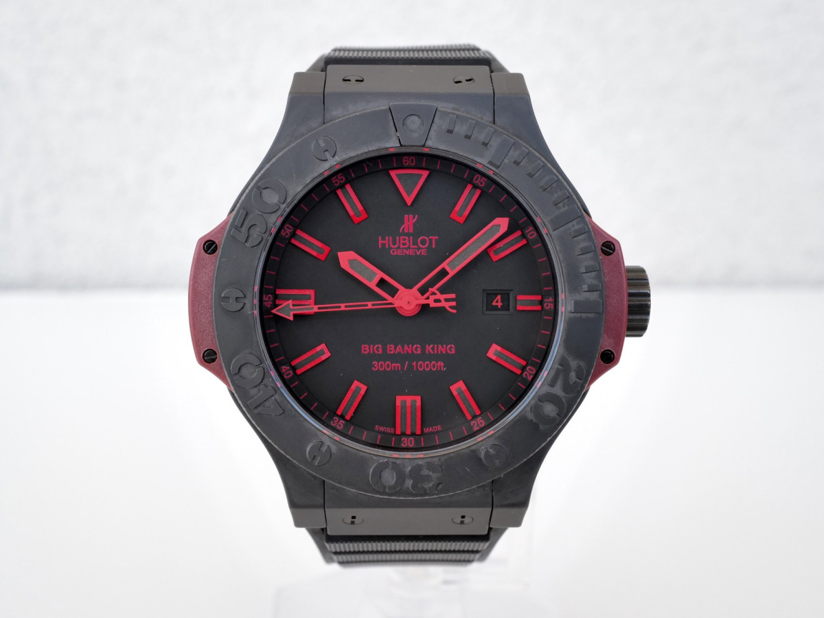 Швейцарские часы Hublot Big Bang King All Black Red Limited Edition 48