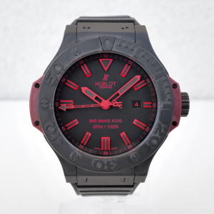 Швейцарские часы Hublot Big Bang King All Black Red Limited Edition 48