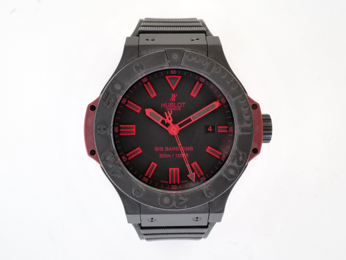 Швейцарские часы Hublot Big Bang King All Black Red Limited Edition 48