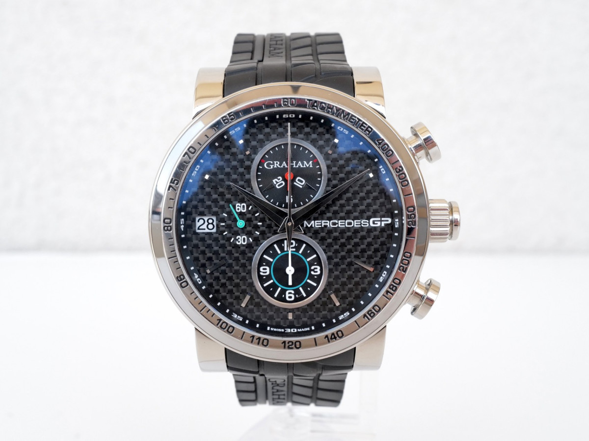 Swiss watch Graham Mercedes GP Petronas Mercedes GP Silverstone Carbon Fiber Dial 48