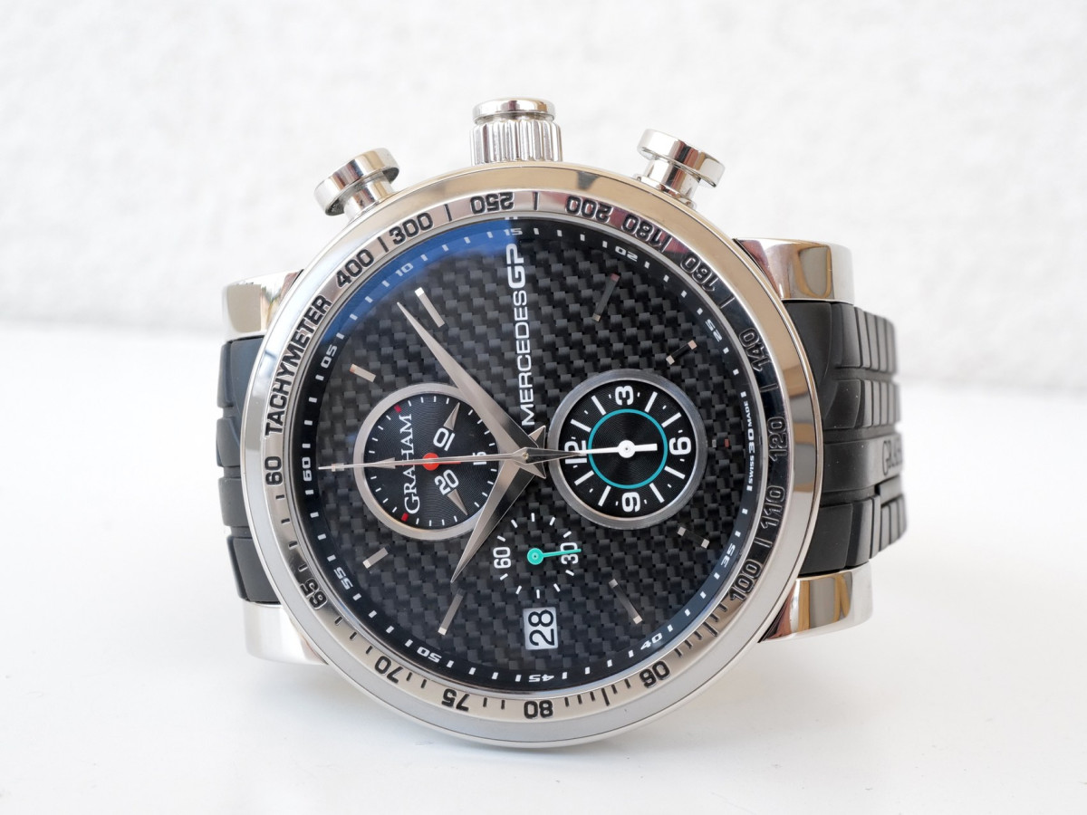 Swiss watch Graham Mercedes GP Petronas Mercedes GP Silverstone Carbon Fiber Dial 48