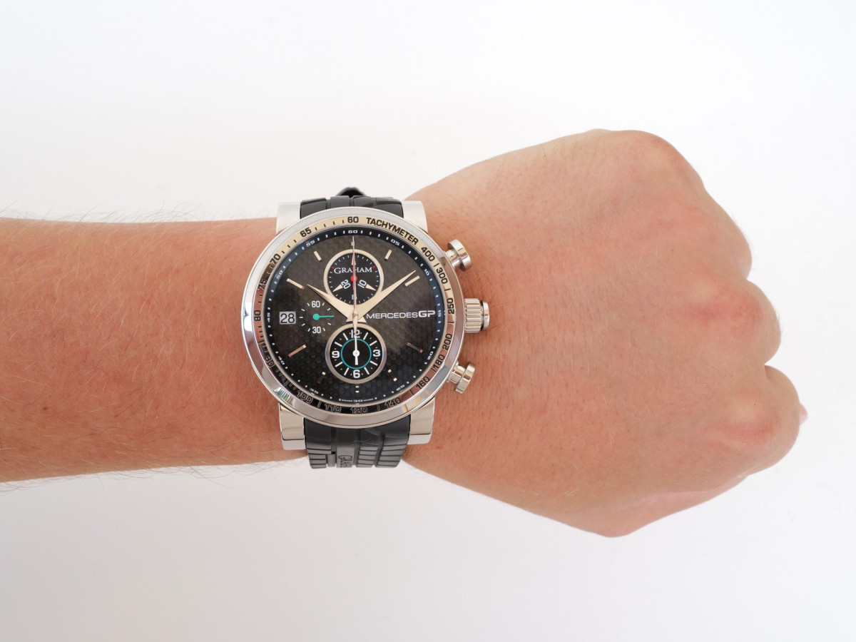 Swiss watch Graham Mercedes GP Petronas Mercedes GP Silverstone Carbon Fiber Dial 48