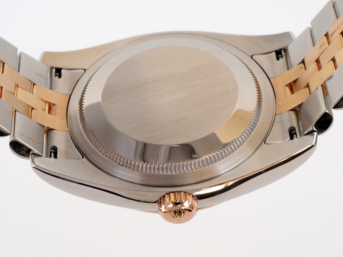 Швейцарський годинник Rolex Datejust 36 Jubilee Steel 18K Rose Gold Black Diamond Dial