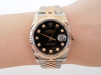 Швейцарський годинник Rolex Datejust 36 Jubilee Steel 18K Rose Gold Black Diamond Dial