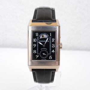 Швейцарские часы Jaeger-LeCoultre Reverso Duoface Night Day 18K White Gold