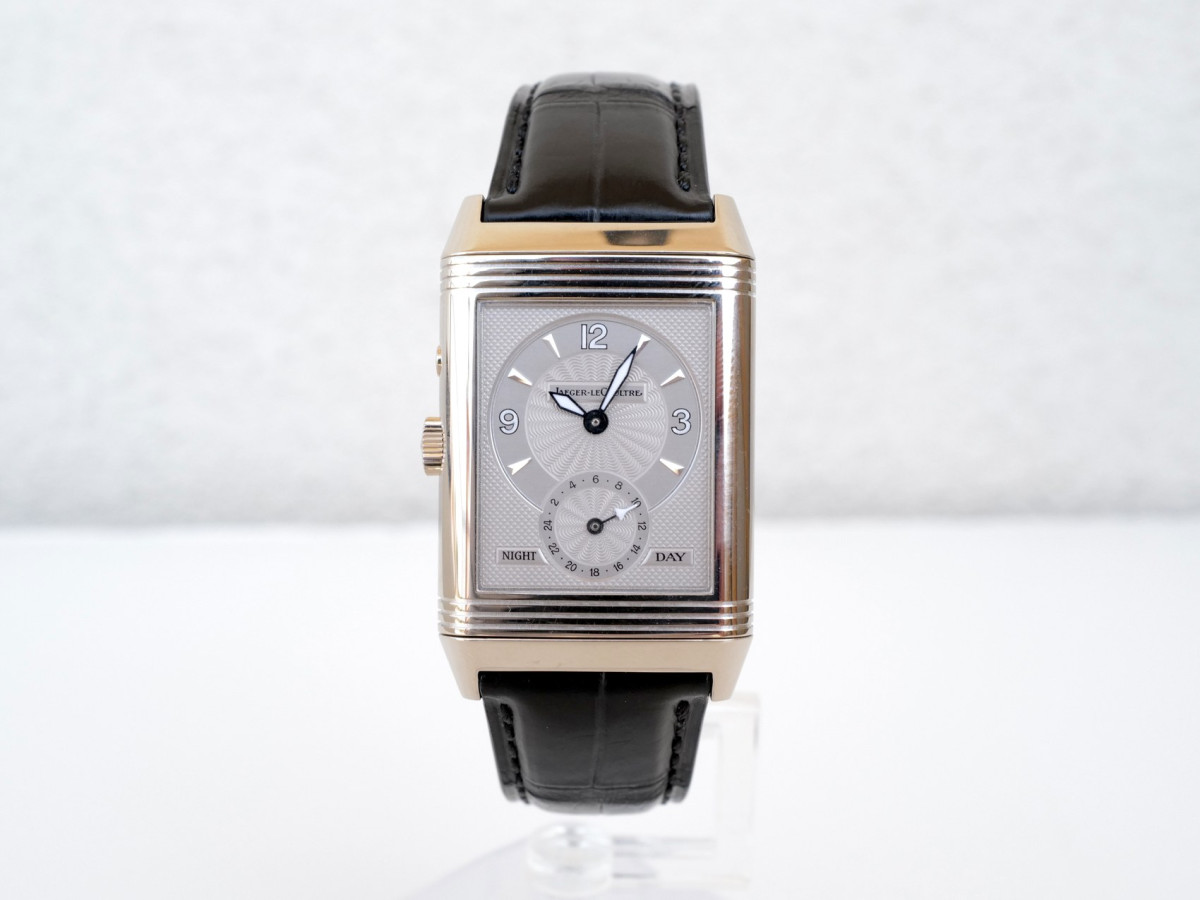 Швейцарские часы Jaeger-LeCoultre Reverso Duoface Night Day 18K White Gold