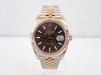 Швейцарський годинник Rolex Datejust 41 Jubilee Steel 18K Rose Gold Chocolate Brown Dial