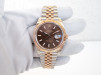 Швейцарський годинник Rolex Datejust 41 Jubilee Steel 18K Rose Gold Chocolate Brown Dial